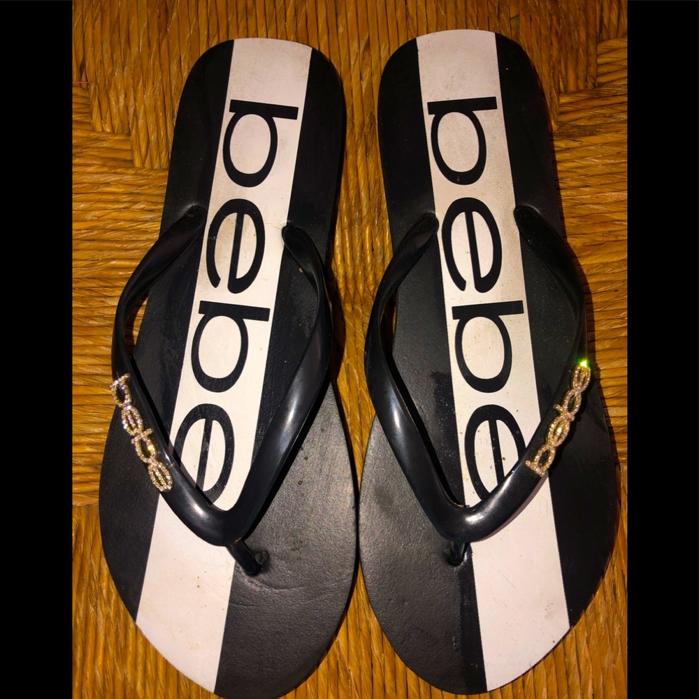 Bebe Slippers NWOT